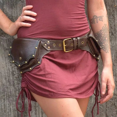 Sac de ceinture médiéval ethnique
