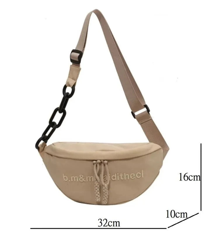 Sacoche bandoulière homme femme sling bag anti-vol noire T
