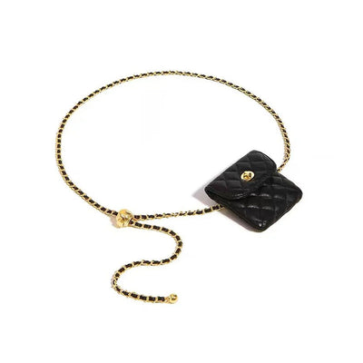 Sac banane femme cuir mini téléphone pochette