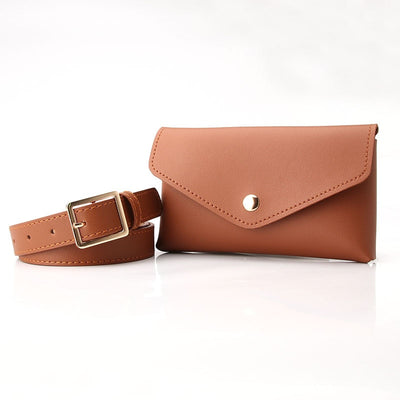 Sac banane pochette cuir