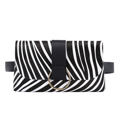 Sac banane femme chic style cuir imprimé