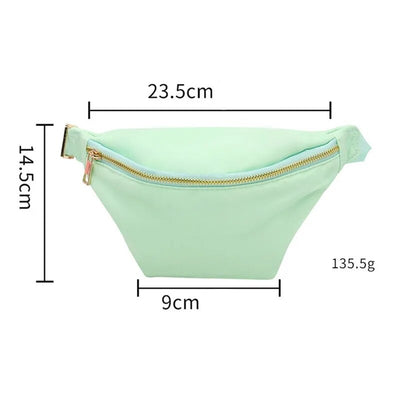 Sacoche banane femme fluo