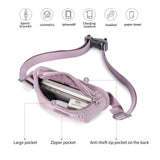 Sac banane sport violet femme