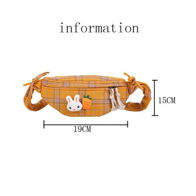 Sac banane lapin vintage style