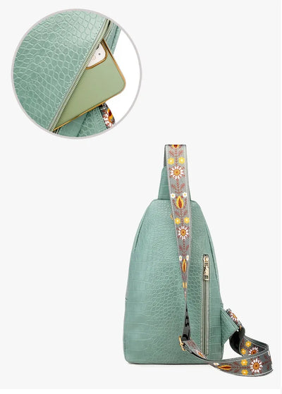 Sacoche bandoulière élégant vert