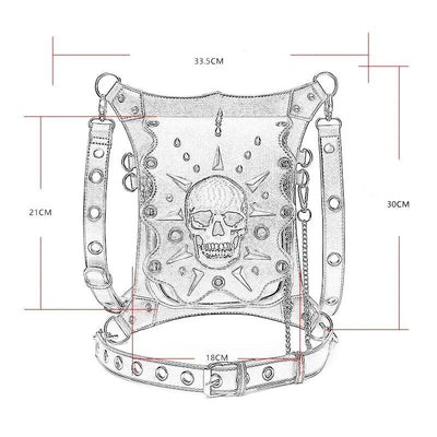 Sac banane bandoulière pour femme moto