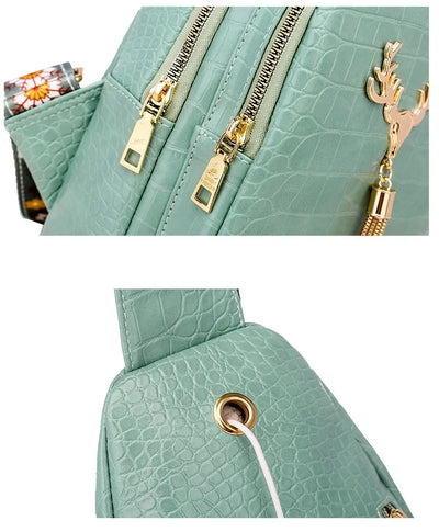 Sacoche bandoulière élégant vert