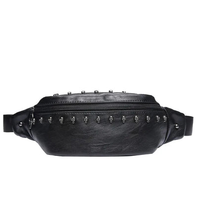 Sac banane cuir homme vintage