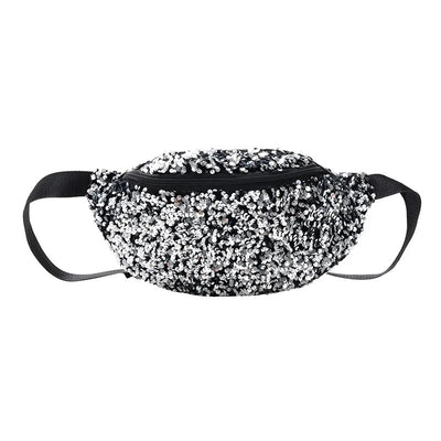 Sac banane élégant femme paillette