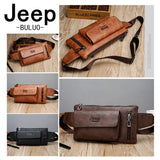 Sac banane cuir jeep homme