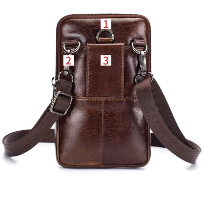 Sacoche luxe bandoulière homme chic