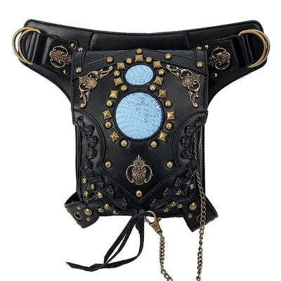 Sac de jambe élégant femme moto