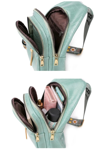 Sacoche bandoulière élégant vert