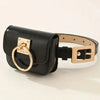 Sac de ceinture femme chic noir