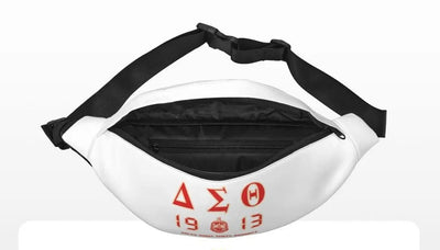 Sac banane blanc oversize