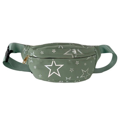 Sac banane gris étoilé