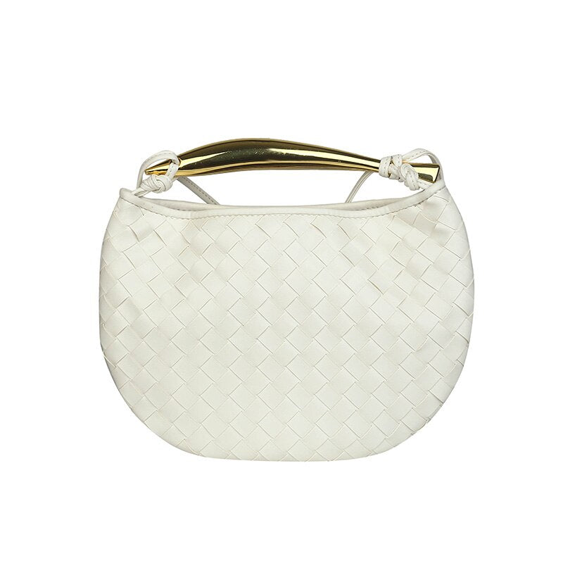 Mini Sac De Soirée Bandoulière Doré Avec Strass - Brillant, Ornements, Occasion - Pour Femme