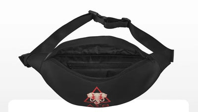 Sac banane noir oversize éléphant