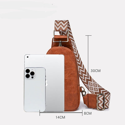 Sac Banane Bandoulière Marron