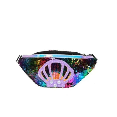 Sac banane paillette coquillage