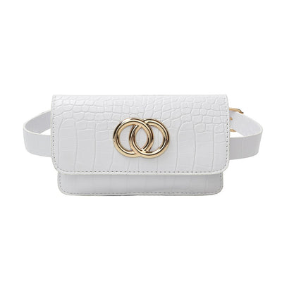 Sac banane ceinture chic avec anneau