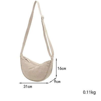 Sac banane bandoulière souple Rose