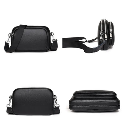 Sacoche bandoulière tendance femme noir