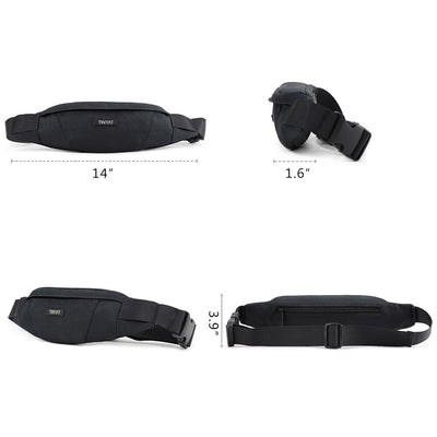 Sac banane moderne gris homme