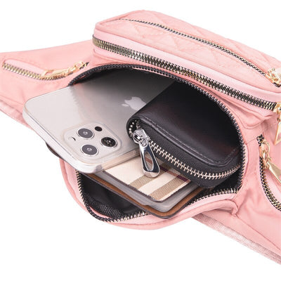 Sac banane mode rose femme