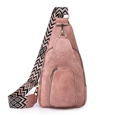 Sac banane bandoulière rose tendance