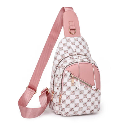 Sacoche bandoulière simili cuir blanc