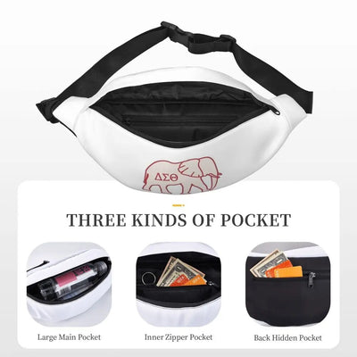 Sac banane éléphant Oversize blanc