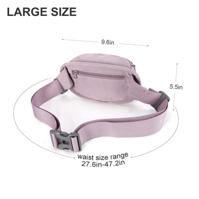 Sac banane sport violet femme