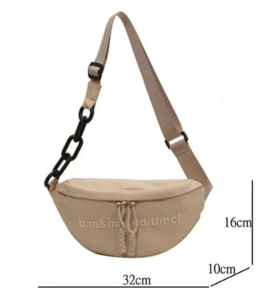 Sac bandoulière orange oversize