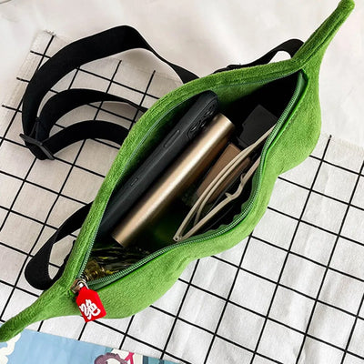 Sac bandoulière haricot oversize