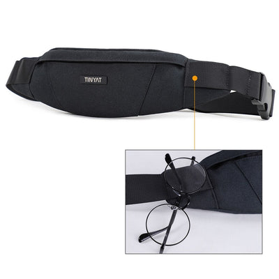 Sac banane moderne gris homme