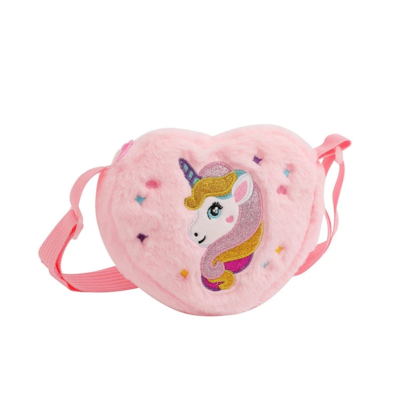 Collier Licorne CZ Cœur - Chaîne Plaqué Or Cadeau Fille - Bijou Licorne Femme Enfant Anniversaire