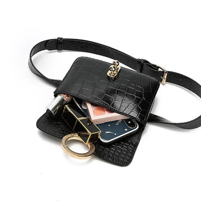 Sac banane ceinture chic avec anneau