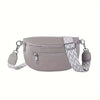 Sacoche bandoulière femme tendance gris