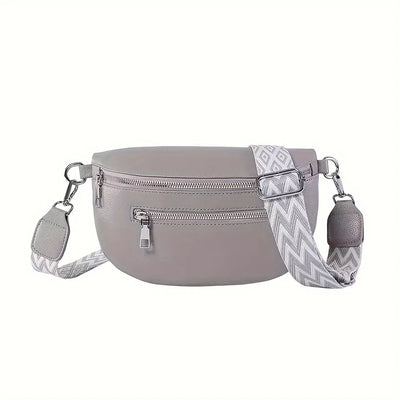 Sacoche bandoulière femme tendance gris