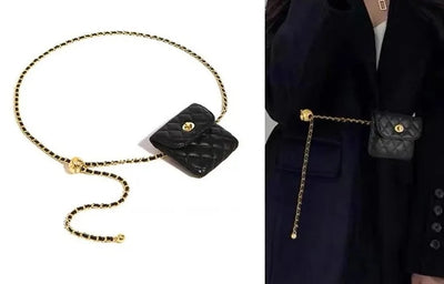 Sac banane femme cuir mini téléphone pochette