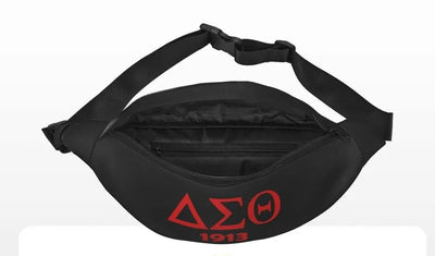 Sac banane noir oversize