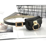 Sac de ceinture femme chic noir