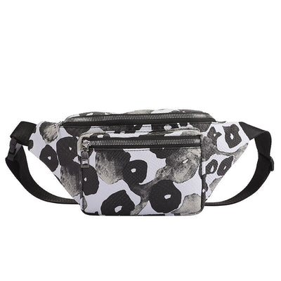 Sac banane grand stylé noir