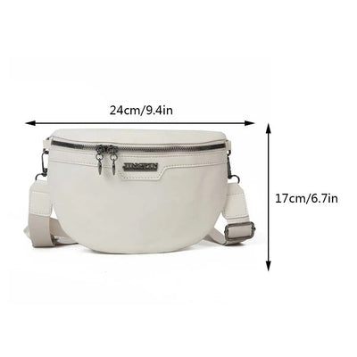 Sac banane grand simili cuir chic