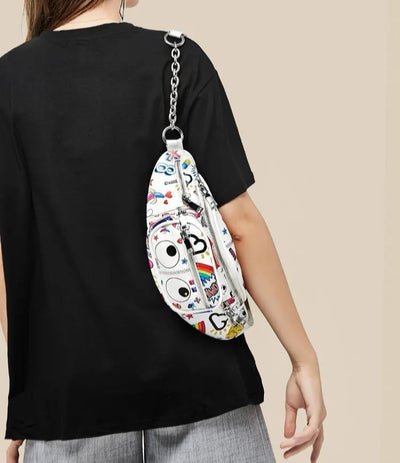 Sacoche bandoulière tendance amusant femme