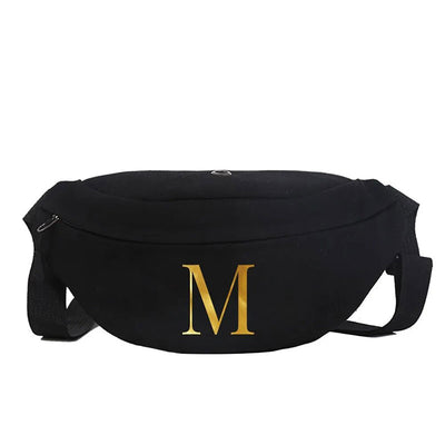 Sac banane initial personnalisée