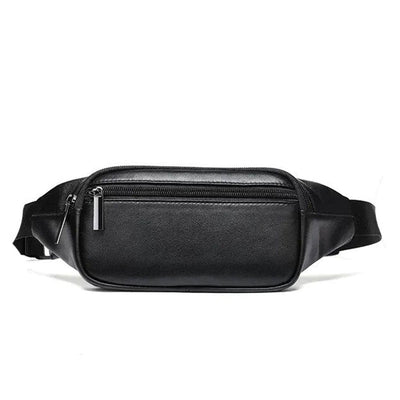 Sac banane classique chic noir homme