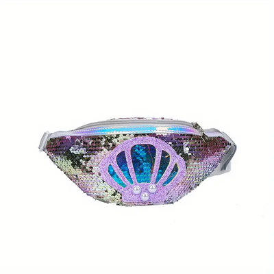 Sac banane paillette coquillage