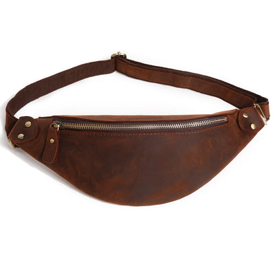 Sac banane homme cuir crazyhorse